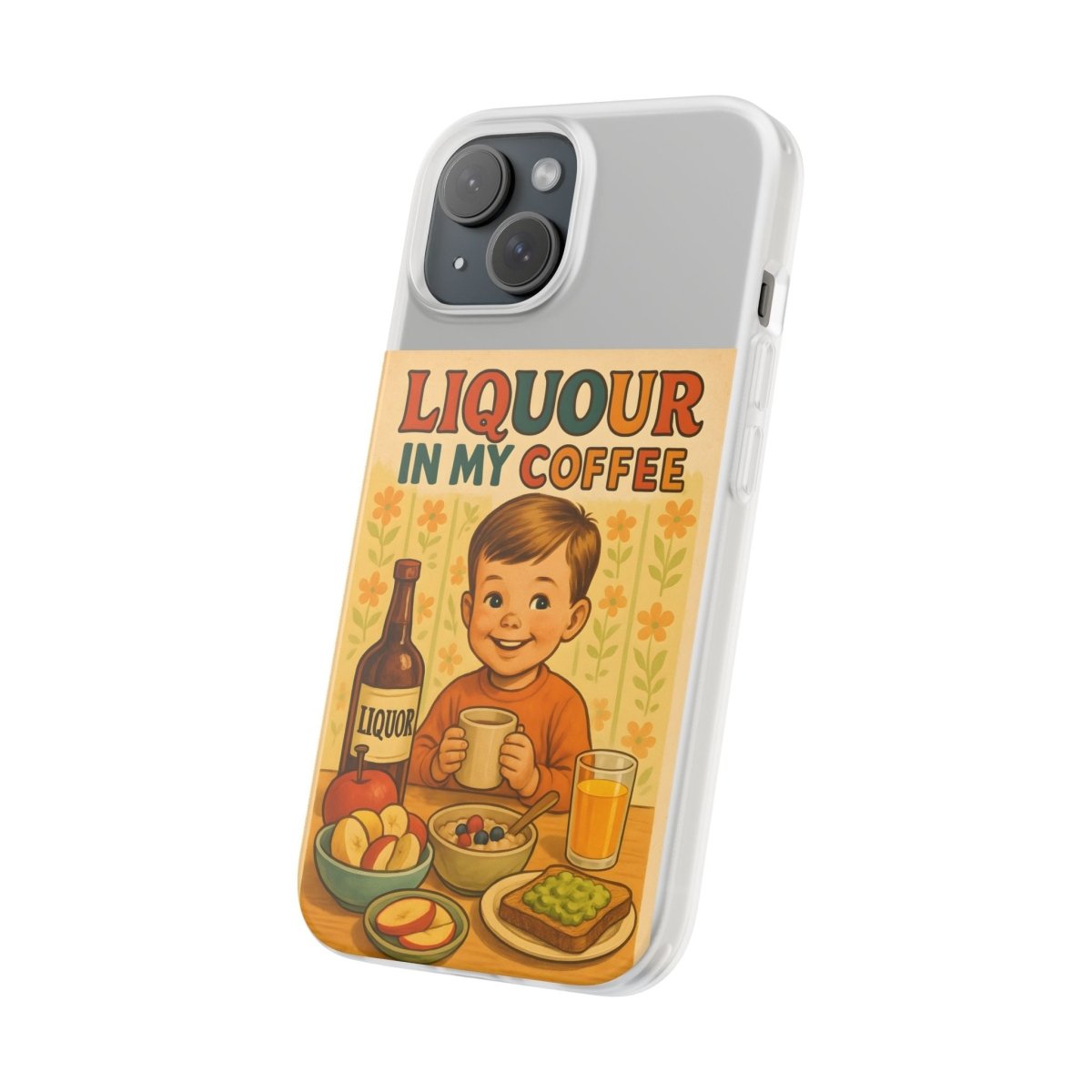 Handyhülle – „Liquor in My Coffee“ (Satire-Edition)-Phone Case-True Insights