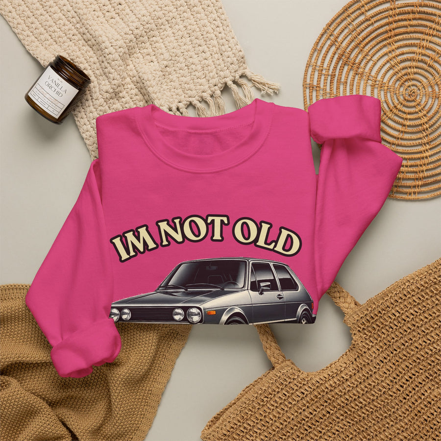 Oldtimer Sweatshirt – Abraham & Sarah cadeau 50 jaar