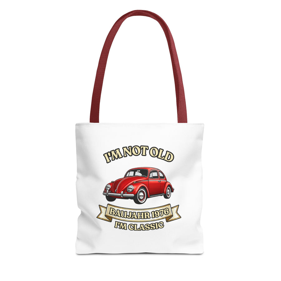 Born in 1976 Tote Bag – 50th Birthday Gift | VW Beetle