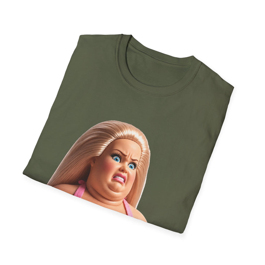 Genervte Blondine T-Shirt Bikini Puppe – Lustiges Statement Shirt