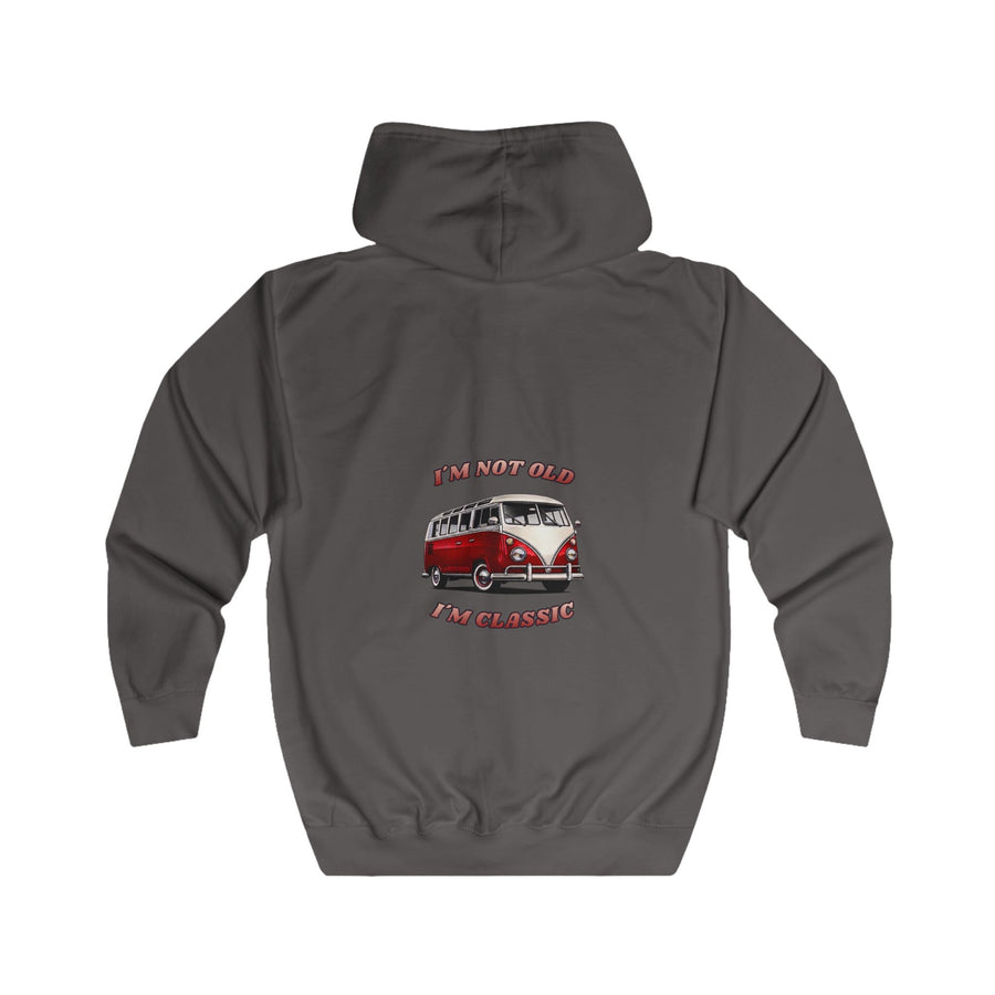 True Insights VW Bulli T1 Samba Zip-Hoodie – I'm Not Old I'm Classic Geschenk