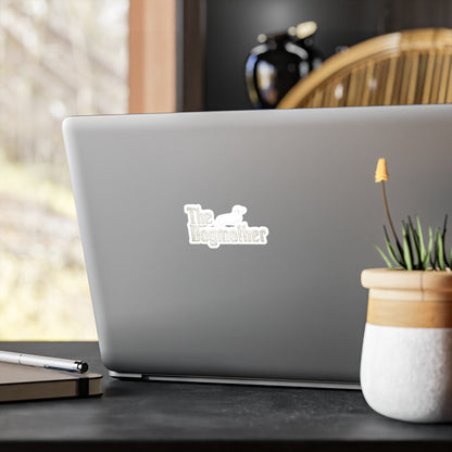The Dogmother Sticker - Dackel Aufkleber für Hundemamas | Lustiges Geschenk Der Pate Parodie