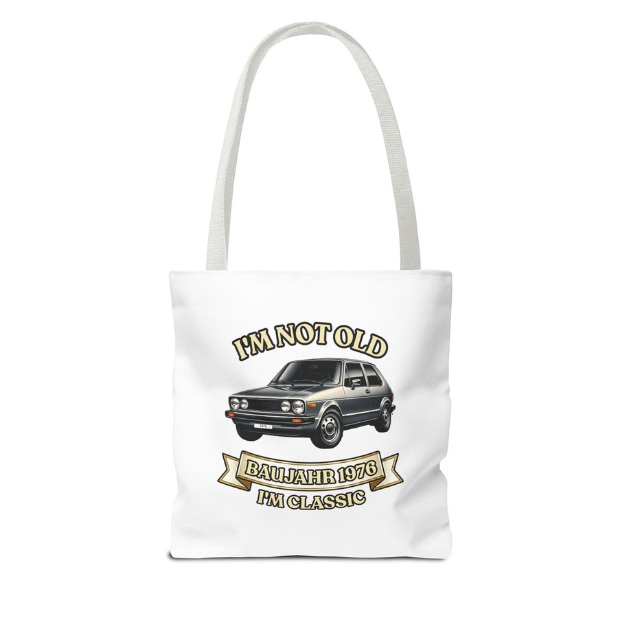 Born in 1976 Tote Bag – 50th Birthday Gift | Classic Car