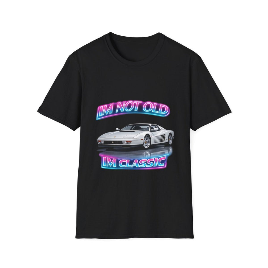 True Insights T-Shirt Im Not Old Im Classic Retro Sportwagen in Schwarz