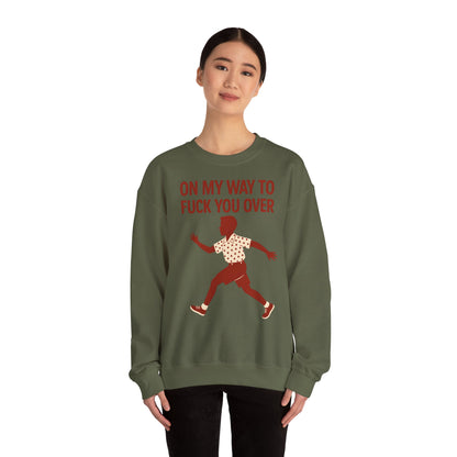 Sweatshirt – I Come to F*** You Over Sweatshirt – Provokantes Statement mit Humor | True Insights Design mit Humor