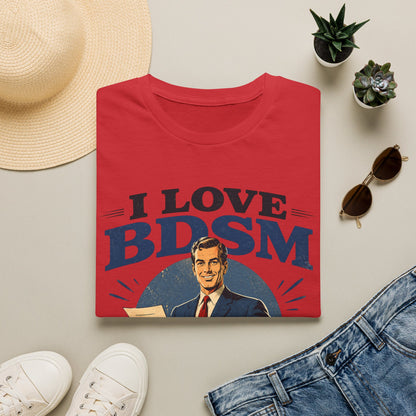 I Love BDSM Shirt Herren – Lustiges Vertrieb Marketing Geschenk