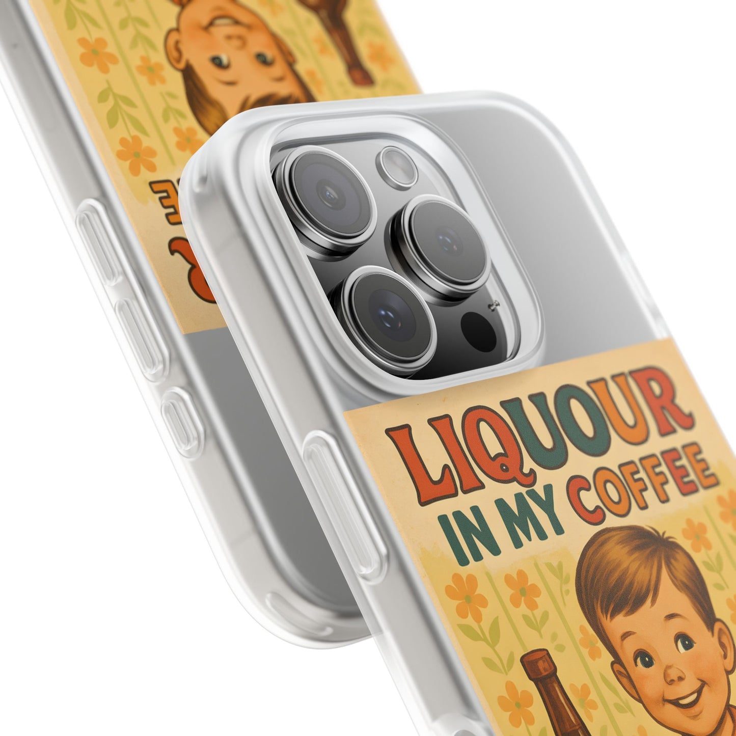 Handyhülle – „Liquor in My Coffee“ (Satire-Edition)-Phone Case-True Insights
