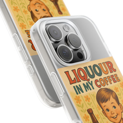 Handyhülle – „Liquor in My Coffee“ (Satire-Edition)-Phone Case-True Insights