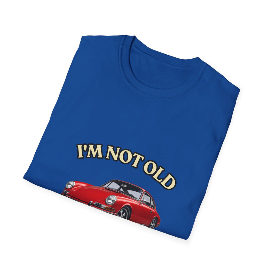 True Insights T-Shirt Baujahr 1986 roter Sportwagen Spruch Geschenkidee für Männer