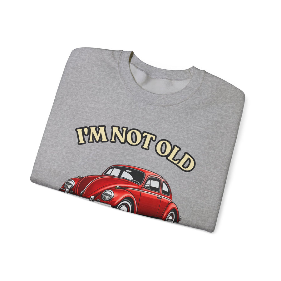 Born in 1976 Sweatshirt – 50th Birthday Gift | VW Beetle