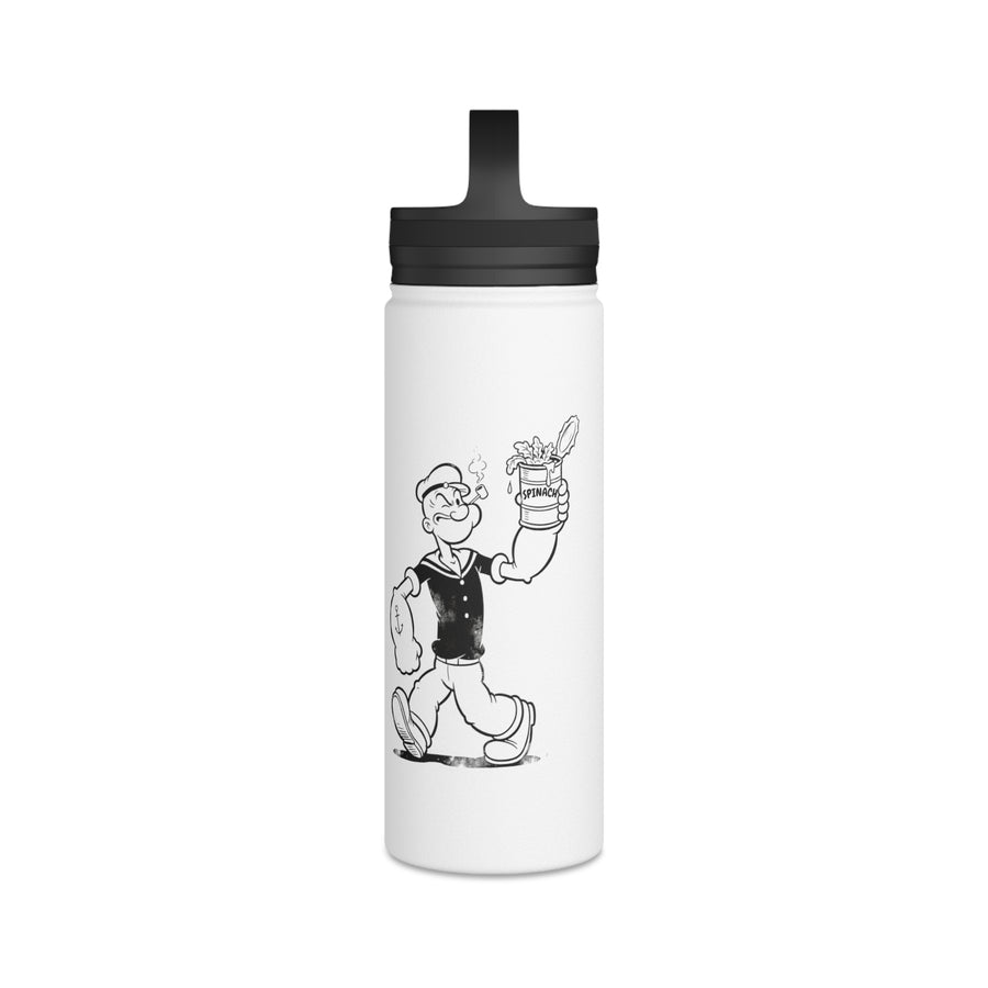 Gourde inox Popeye Épinards – Bouteille isotherme culte
