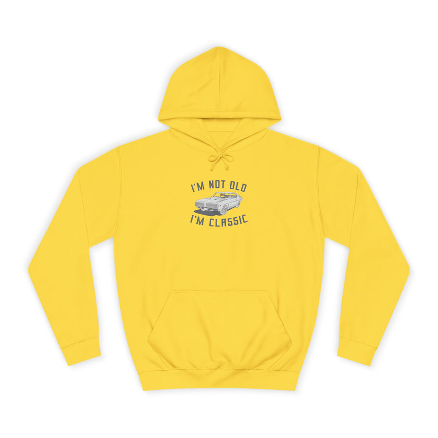 Classic Muscle Car Hoodie – I'm Not Old I'm Classic Cadeau pour Fans de Voitures
