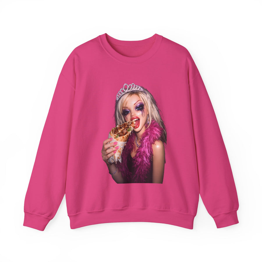 Princess Punk Sweatshirt – Freches Party-Motiv mit Drag-Queen-Glam
