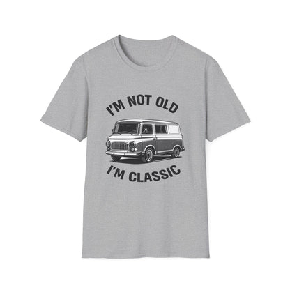 True Insights T-Shirt Barkas 100 Oldtimer Transporter DDR Motiv Im Not Old Im Classic in Sport Grey