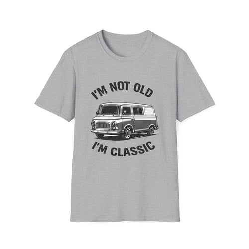 True Insights T-Shirt Barkas 100 Oldtimer Transporter DDR Motiv Im Not Old Im Classic in Sport Grey