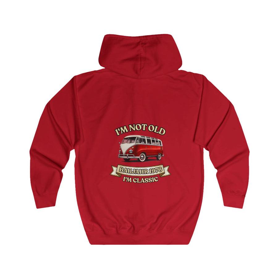 Geschenk zum 50. Geburtstag – Zip-Hoodie Jahrgang 1976 VW Bulli