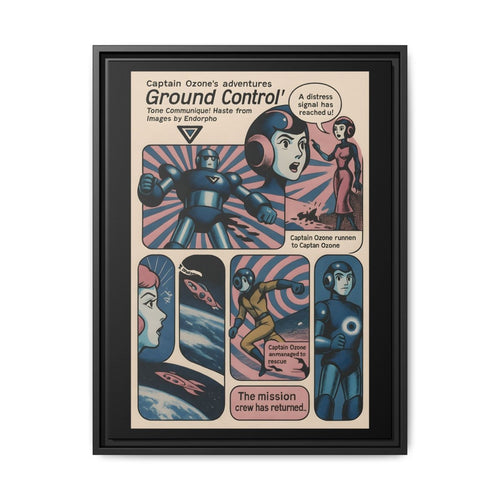 Captain Ozone – Retro Art Canvas-True Insights
