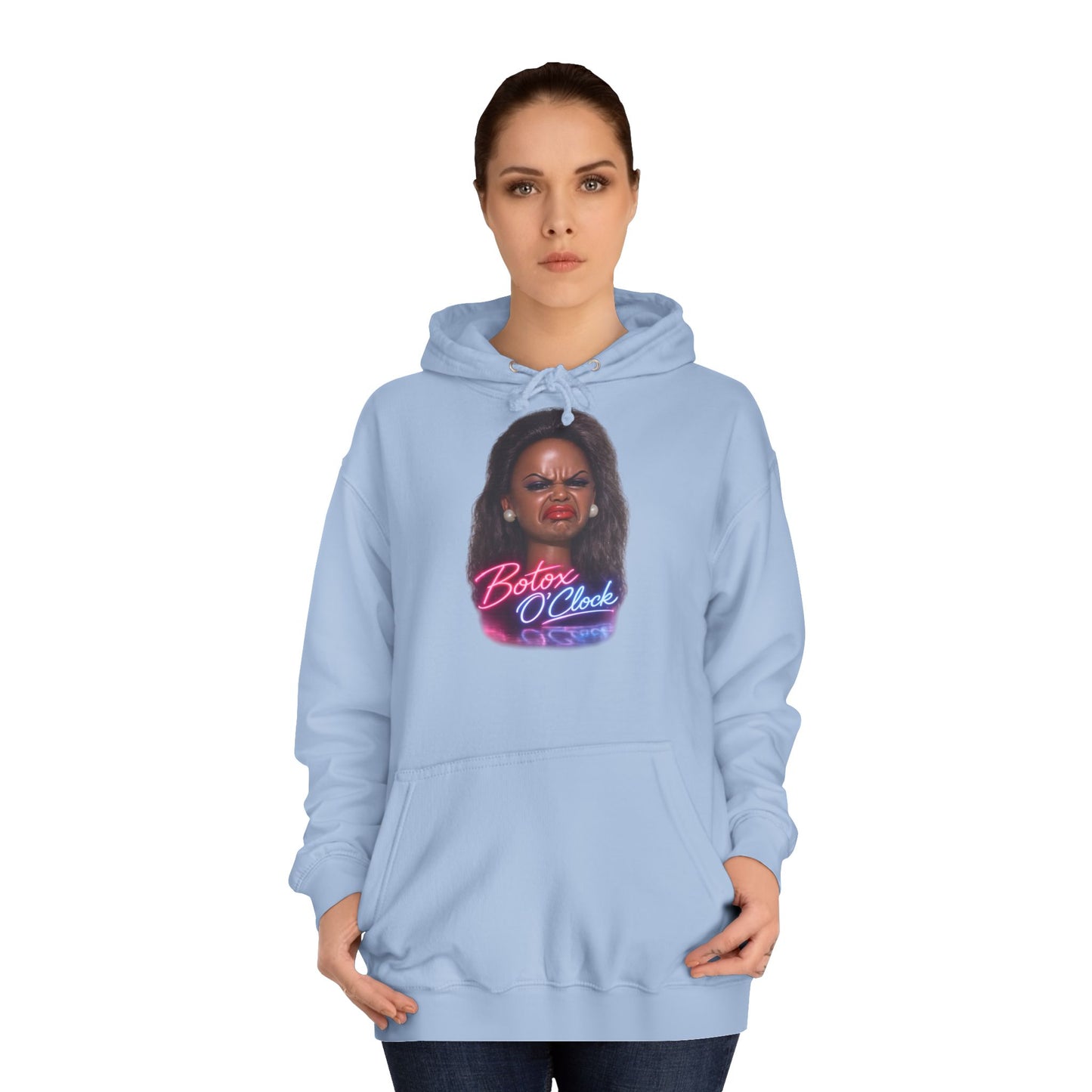 Botox O'Clock Hoodie – Lustiges Neon Beauty Motiv für Botox-Fans, Damen & Herren Geschenk