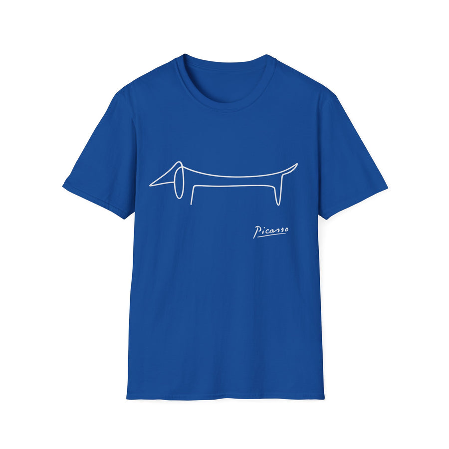 Picasso Dackel T-Shirt – Das edle Geschenk für Dackel-Besitzer