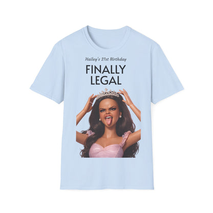 Personalisiertes Geburtstags-Shirt mit Wunschname – Freche Prinzessin, lustiges Geschenk für Sie, Party Statement Shirt