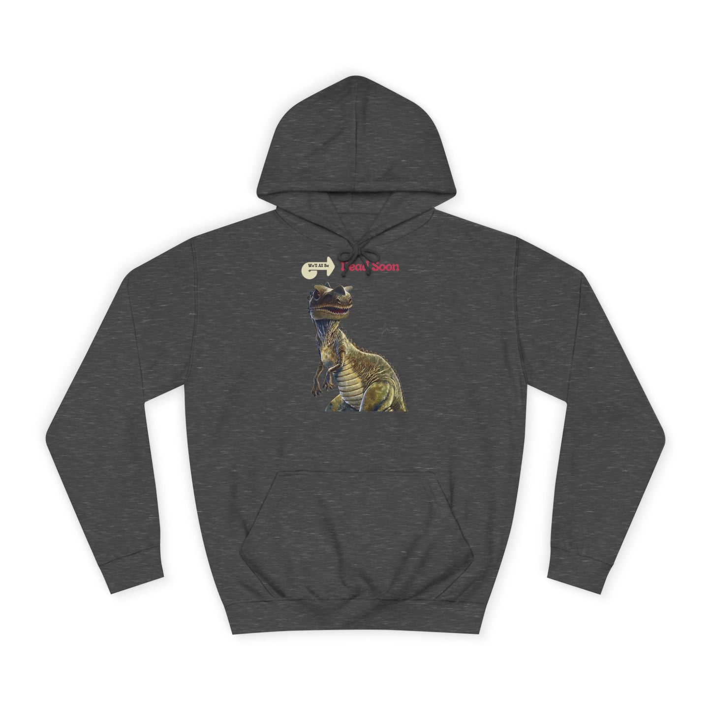 We'll All Be Dead Soon T-Shirt Unisex – Lustiges Dinosaurier Statement Shirt mit Flugsaurier, Sarkasmus & Nihilismus