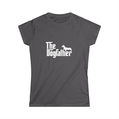 Dackel Dogfather Damen T-Shirt – lustiges Dackel Shirt