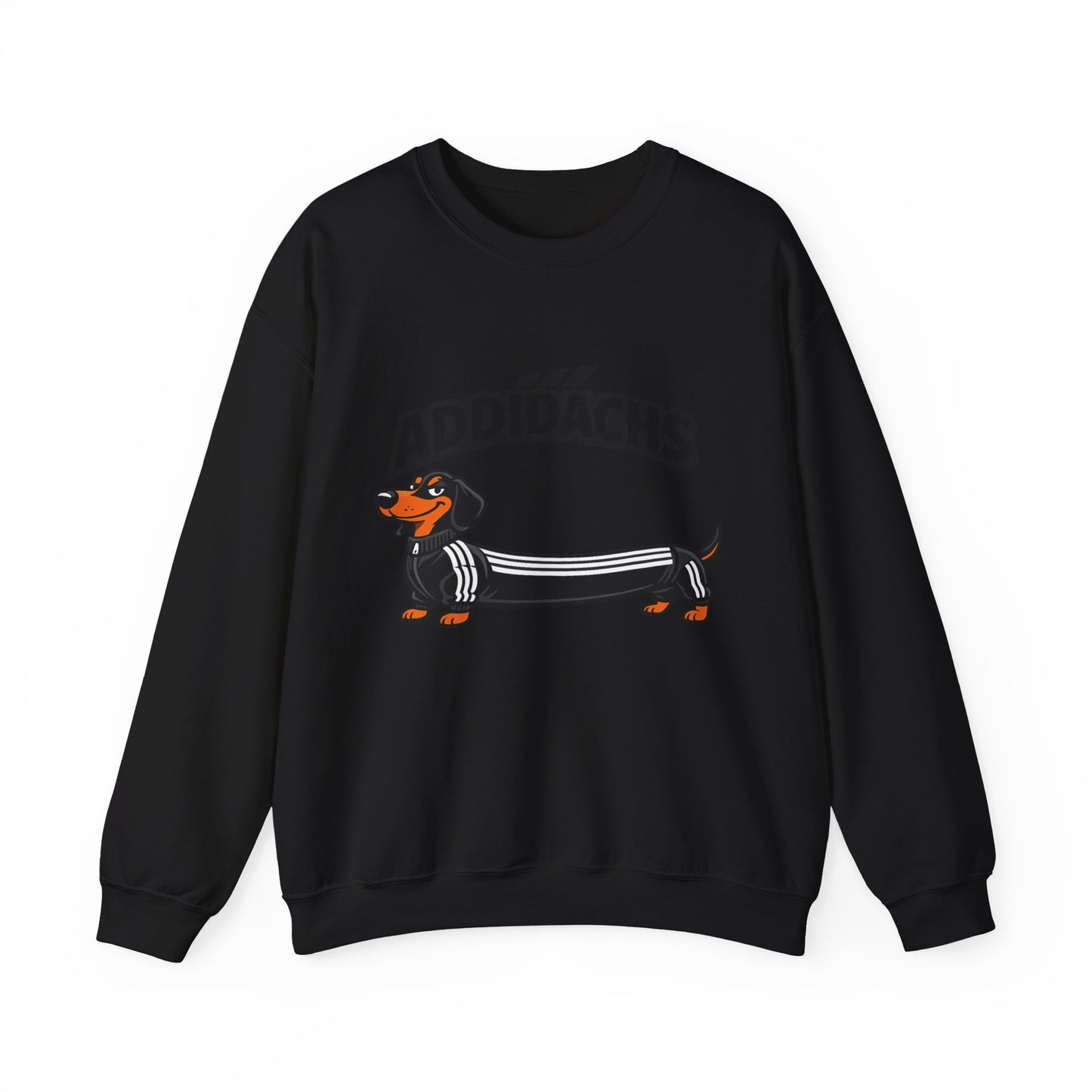 Lustiges Dackel Sweatshirt 'ADDIDACHS' – Witziges Hunde-Motiv für Dackelbesitzer & Sportfans