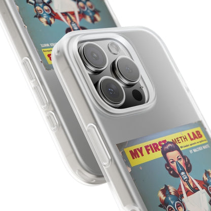 „My First Meth Lab“ Handyhülle – Schwarzer Humor im Retro-Look-Phone Case-True Insights