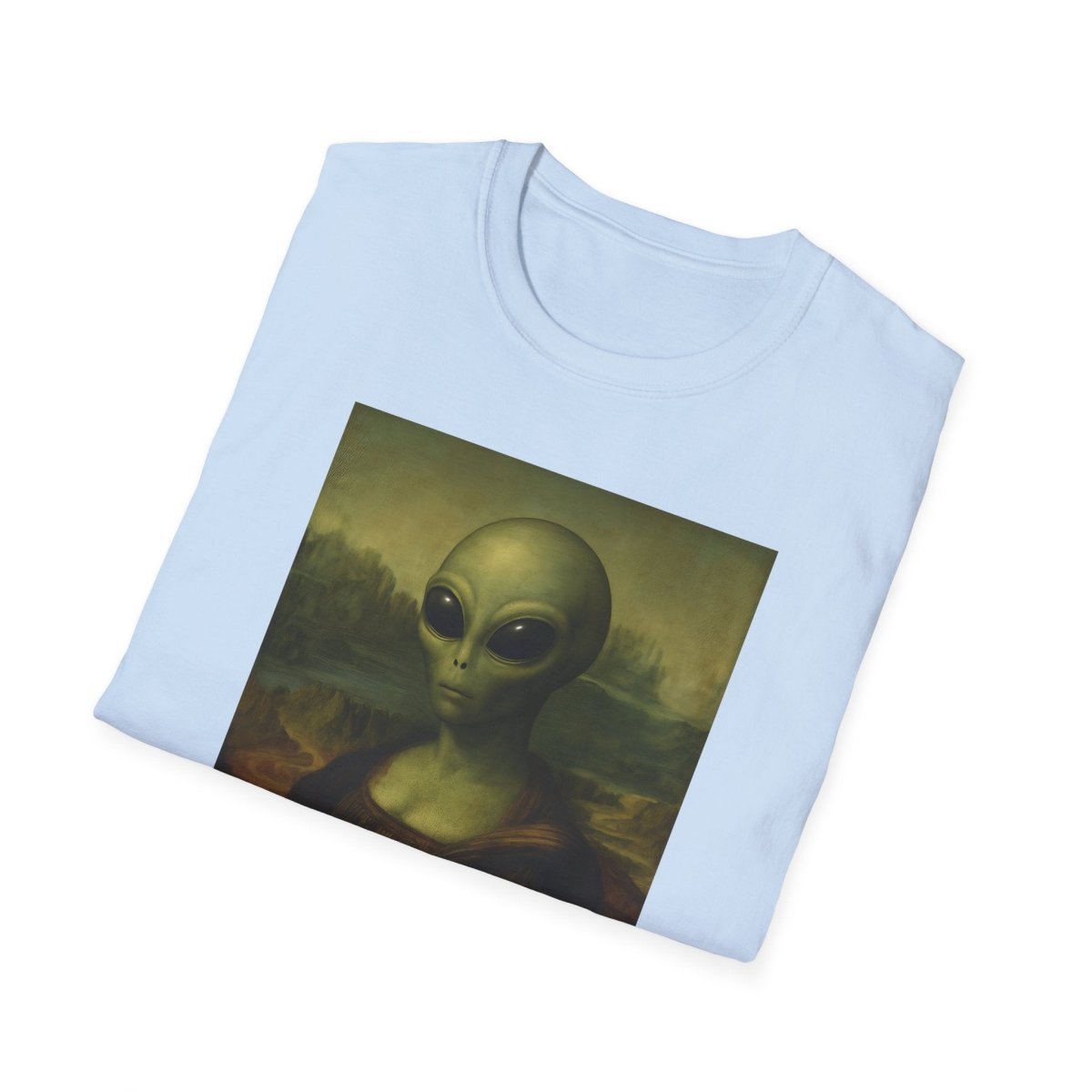 Mona Alien T-Shirt – Kunstparodie mit Extraterrestrik