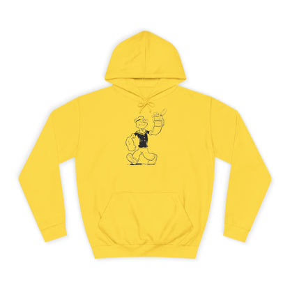 Popeye Spinat Dose Hoodie – Comic Kult Kapuzenpullover für Retro Cartoon Fans & Nostalgie Liebhaber