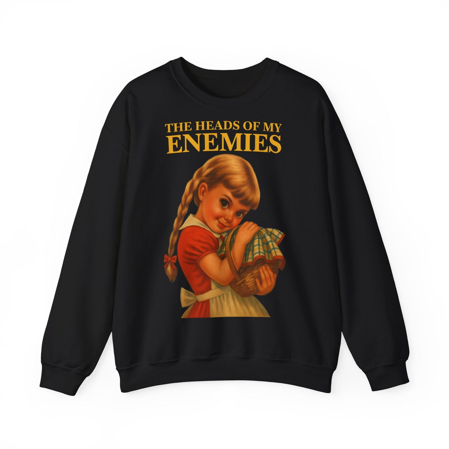Sweatshirt “The Heads of My Enemies” – Subversive art to wear
