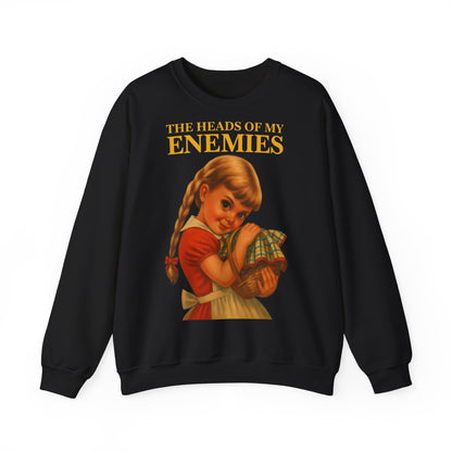 Sweatshirt “The Heads of My Enemies” – Subversive art to wear