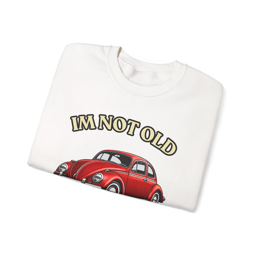 Sweat Année 1976 – I'm Not Old I'm Classic – Coccinelle Vintage 50 ans
