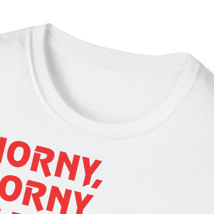 🦈 Horny, Horny Shark – Provokantes T-Shirt mit Kuschelansage – Freches Satire-Design für mutige Statements | True Insights