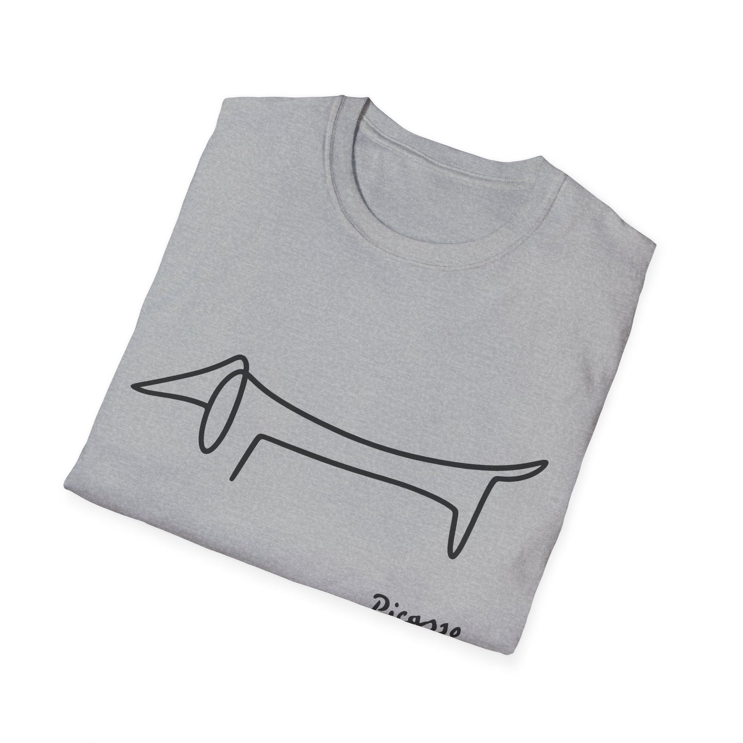 Picasso Dackel T-Shirt – Das edle Geschenk für Dackel-Besitzer