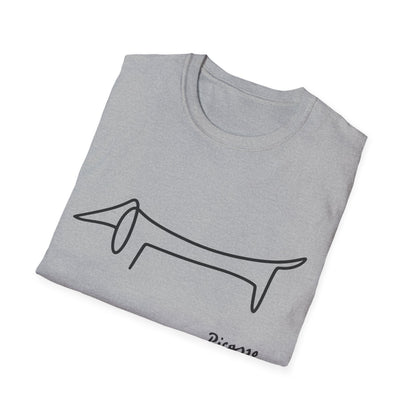 Picasso Dackel T-Shirt – Das edle Geschenk für Dackel-Besitzer