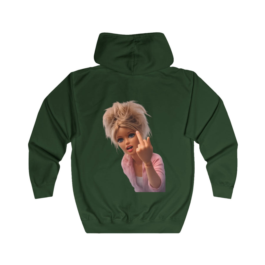 True Insights Middle Finger Zip-Hoodie – Freches Statement-Motiv
