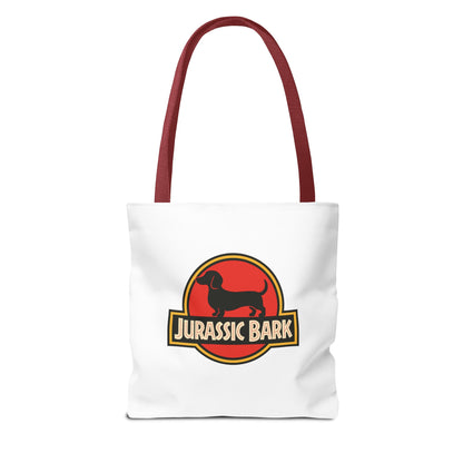 Jurassic Bark Tote Bag – Dackel Parodie Stofftasche für Hundeliebhaber & Dackelbesitzer, lustiges Geschenk