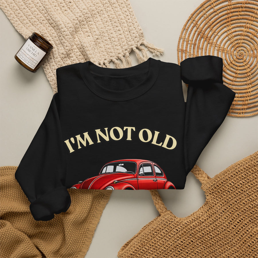 Born in 1976 Sweatshirt – 50th Birthday Gift | VW Beetle