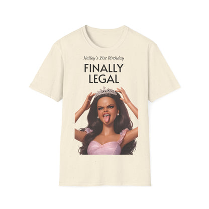 Personalisiertes Geburtstags-Shirt mit Wunschname – Freche Prinzessin, lustiges Geschenk für Sie, Party Statement Shirt