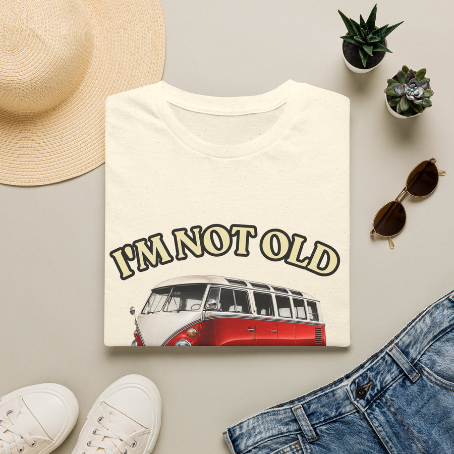 True Insights T-Shirt Baujahr 1976 Classic Bus Oldtimer, Retro Aufdruck für Fans klassischer Fahrzeuge