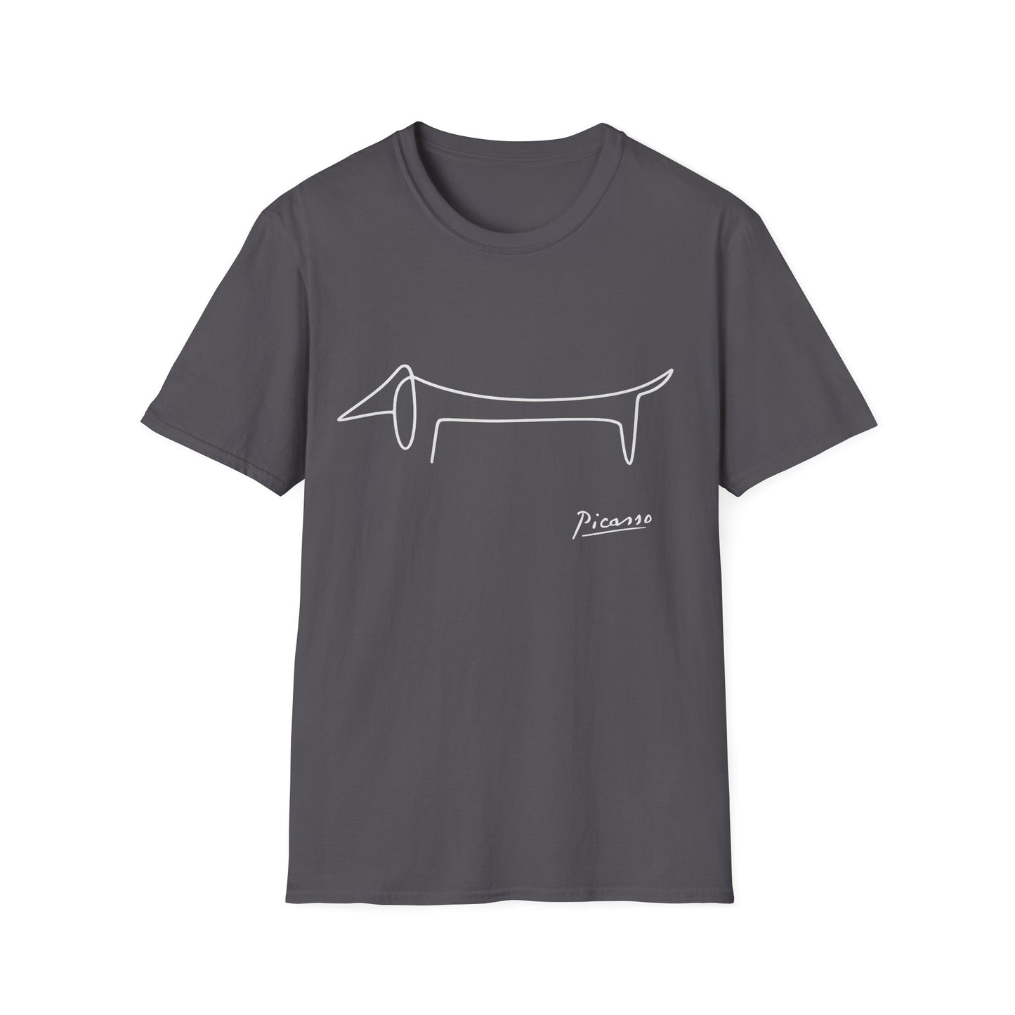 Picasso Dackel T-Shirt – Das edle Geschenk für Dackel-Besitzer
