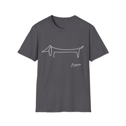 Picasso Dackel T-Shirt – Das edle Geschenk für Dackel-Besitzer