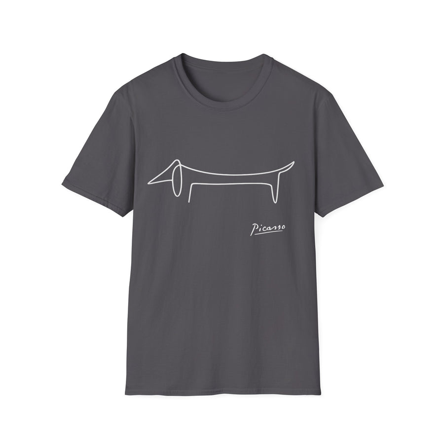 Picasso Dackel T-Shirt – Das edle Geschenk für Dackel-Besitzer