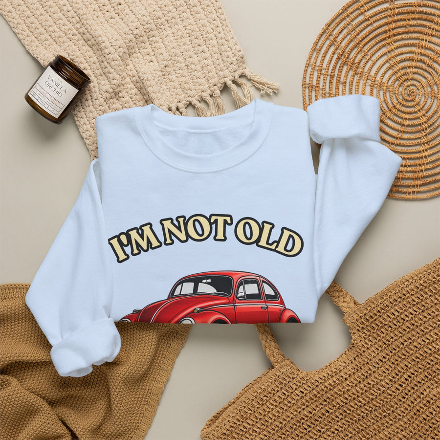 Born in 1976 Sweatshirt – 50th Birthday Gift | VW Beetle