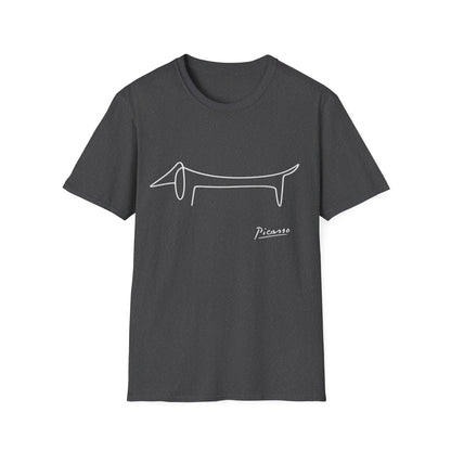 Picasso Dackel T-Shirt – Das edle Geschenk für Dackel-Besitzer