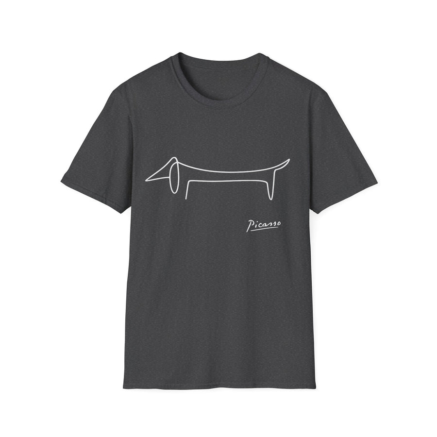 Picasso Dackel T-Shirt – Das edle Geschenk für Dackel-Besitzer
