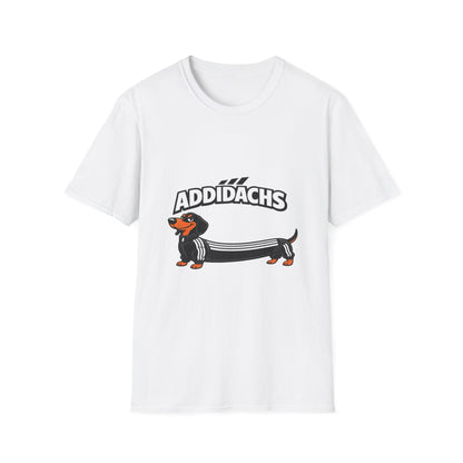 Addidachs T-Shirt – Lustiges Dackel Shirt mit Trainingsanzug