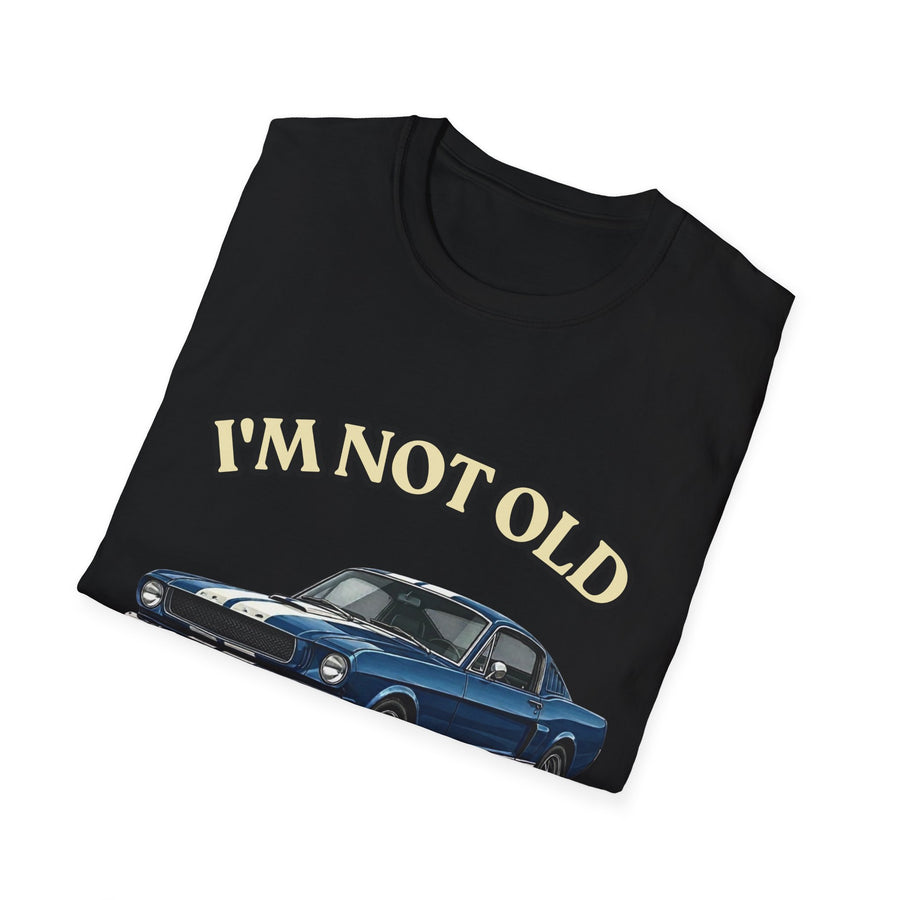 True Insights Geschenk zum 40. Geburtstag – T-Shirt Jahrgang 1987 Muscle Car | I'm Not Old I'm Classic
