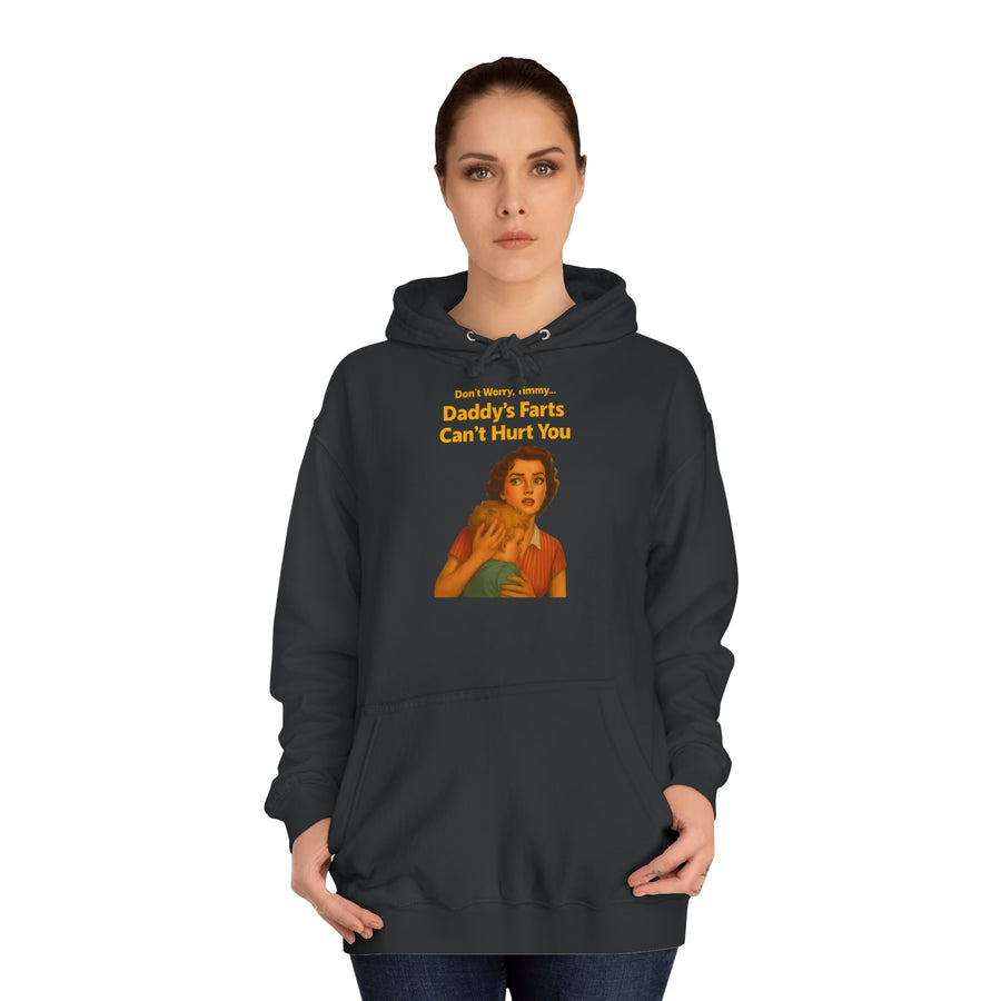 Papa Hoodie „Daddy's Farts Can't Hurt You“ – Das lustige Geschenk für Papa
